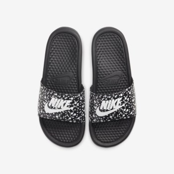 Nike Benassi JDI Floral - Női Szandál - Fekete/Fekete/Fehér